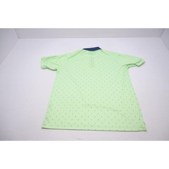 Pebble Beach Golf Polo Shirt Flags Green Athletic Short Sleeve Mens Sz XL - Picture 6 of 6